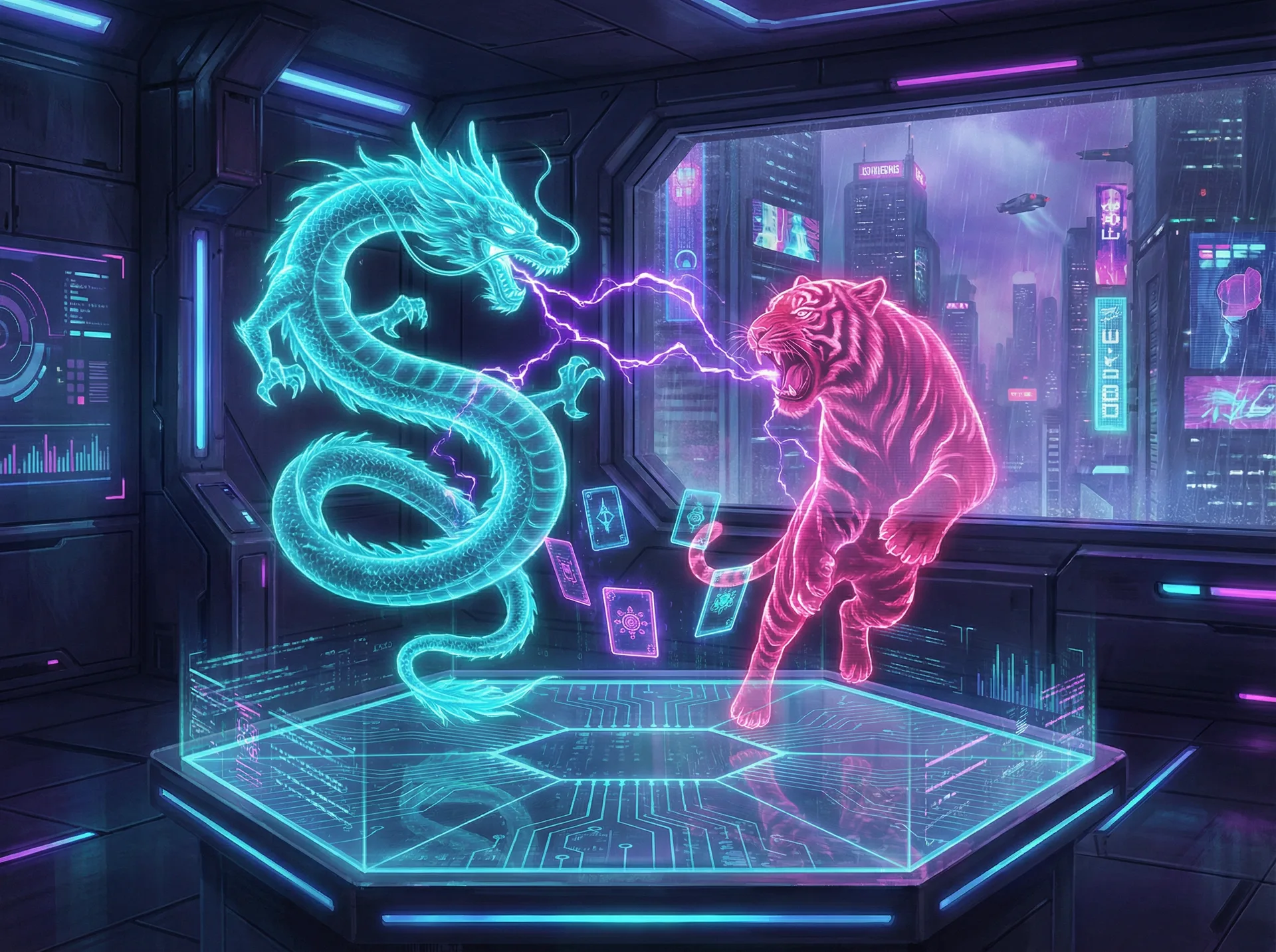 开元棋牌龙虎斗霓虹对决